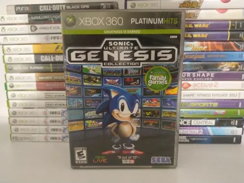 Jogo Sonic Ultimate Genesis Xbox 360 Original Envio Rápido!!