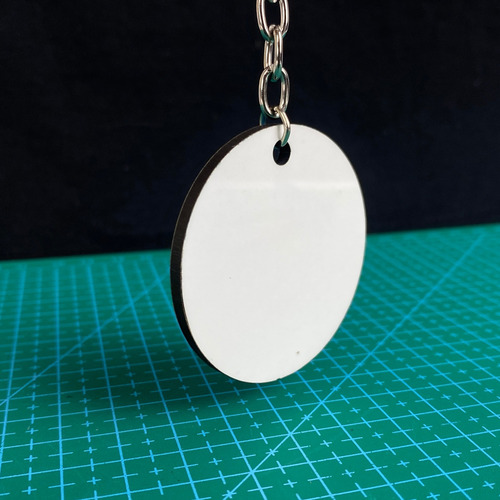 100 Llaveros De Mdf Para Sublimar Doble Cara 5cm Circulo