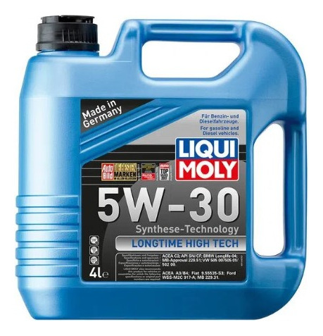 Aceite De Motor Liqui Moly 5w-30 Longtime High Tech 4lt