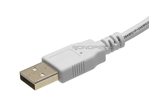 Monoprice 15 Pies Usb 2.0 A Macho A Mini-b 5pin Hombre 28 /