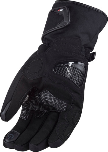 Luva  Impermeável Motociclista Ls2 Snow Preto Cinza 