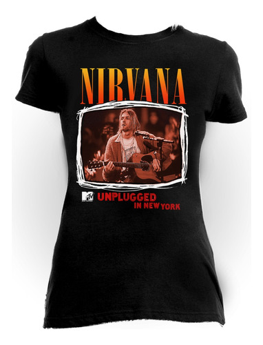 Nirvana Mtv Unplugged Playera O Blusa Kurt Cobain Foo Figthe