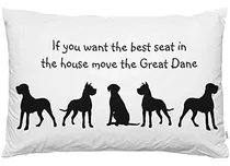 Comprar Ekobla Throw Pillow Cover Cita De Gran Danés En Blanco Y Neg