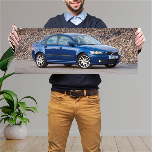 Cuadro 30x80cm Auto 2004 Volvo S40 Uk Auto 153