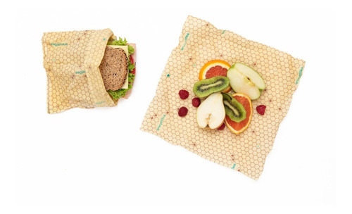 Imagen 1 de 3 de Beebag S + Paño M Snack Pack Reutilizable Envuelbee Panal