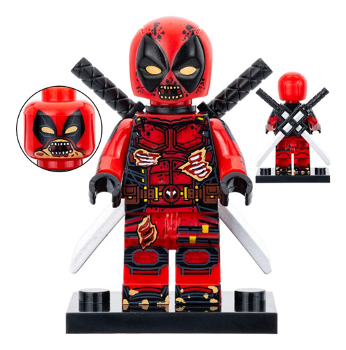 Set Figuras Armables Deadpool Y Wolverine Zombies Bootleg