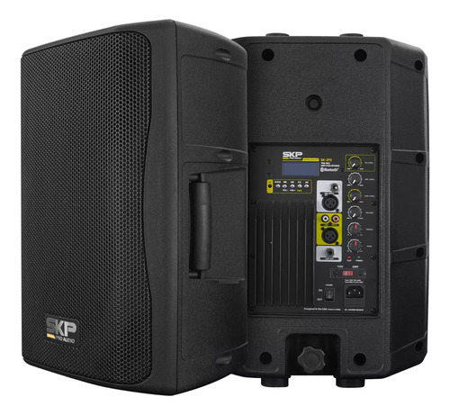 Parlante SKP Pro Audio SK-1P portátil con bluetooth  negro 110V/220V