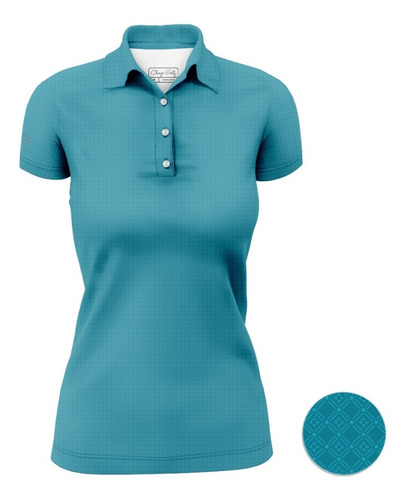 Buke Golf - Remera Dama Chaza Golf Manga Corta Tapiz Texcom