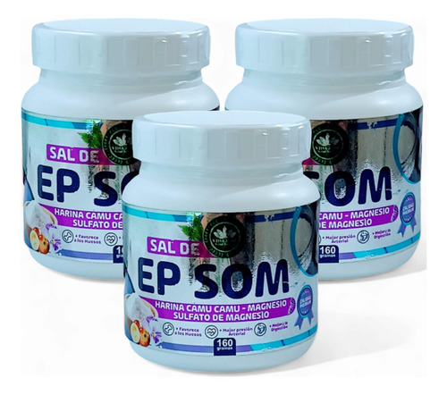 Pack X3 Sal De Epsom Grado Alimenticio