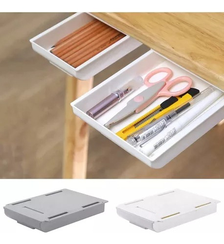 Cajón Grande Secreto Autoadhesivo Escritorio Organizador