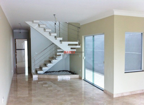 Imagem 10 de 15 de Lindo Sobrado C/ 245 M² - 03 Dorms. (03 Suítes), 01 Ampla Sala,living, 05 Vagas E Ótima Localização. - Ma1161