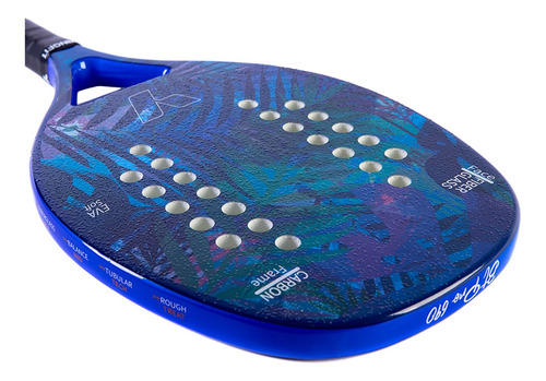 Raquete Beach Tennis Carbono E Fibra De Vidro Com Capa Yangfit