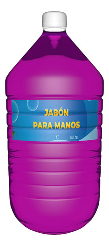 Jabon Liquido Para Manos Antibacterial 10l Cleaner Aroma Uva