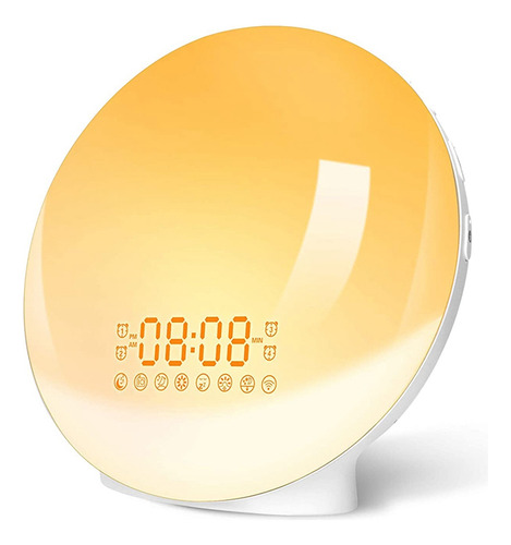 Actualice Sunrise Wake Light Compatible Con Alexa Y 7 Co