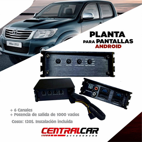 Planta Para Pantallas Android,6 Canales. 1000v 