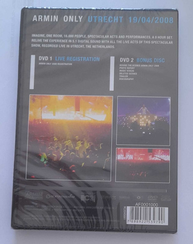 Dvd Armin Van Buuren - Armin Only Imagine
