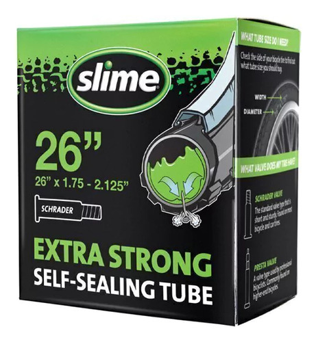 Cámara Slime 26 X 1.75-2.20 Autosellante Válvula Schrader