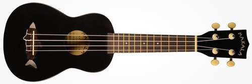 Ukulele Soprano Ukelele Kala Makala Shark Tiburon Mk-ss/blk