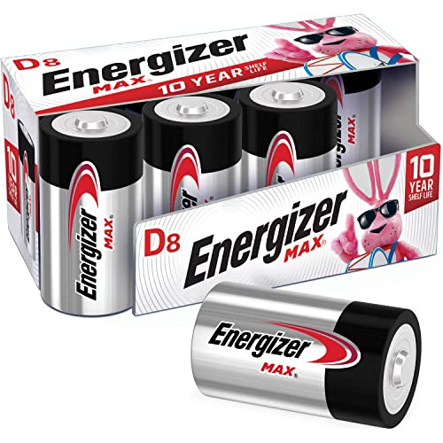 Baterías De Celda D Energizer, Tamaño Máx. De La Batería Alc