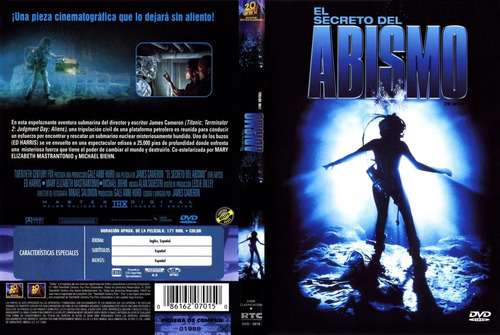 El Secreto Del Abismo - Ed Harris - James Cameron Dvd