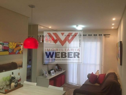 Apartamento 2 Dorm, 52 M² Á Venda Por 180.000,00 Ed. Primaveras, Jd Simus - 176