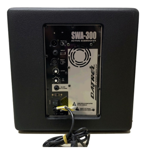 Imagem 4 de 7 de Caixa Sub Woofer Ativa Datrel Swa 300