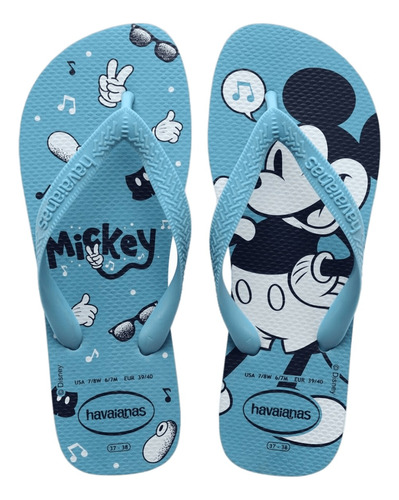 Chinelo Havaianas Top Disney Sandália Mickey Minnie