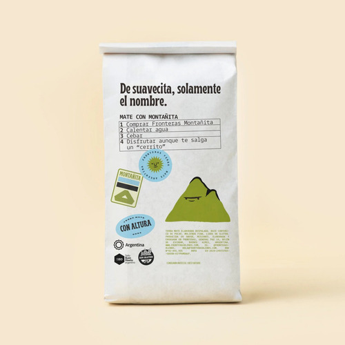 Yerba Mate Fronteras Despalada Tradicional 500g