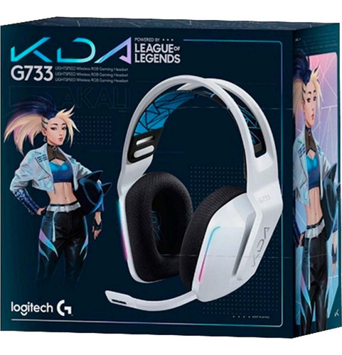 Audifonos Gamer G733 Lightspeed K/da League Of Legends Color KDA Color de la luz RGB