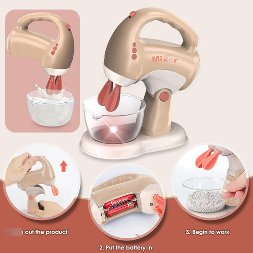 Set De Juego De Cocina Para Niños Con Electrodomésticos Color