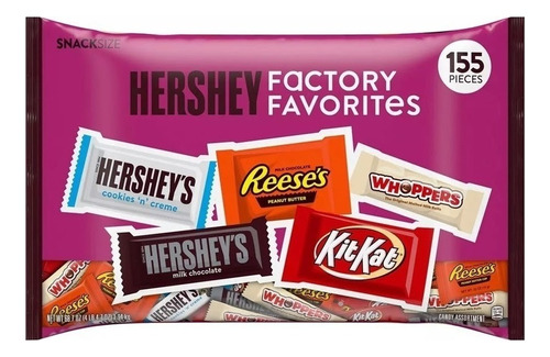 Chocolate Hershey's  mani/leche bolsa 1.94 kg