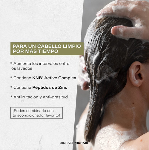 Idraet Pro Hair Shampoo Sebum Control Cabello Graso 300ml