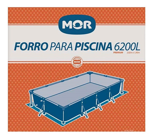 Forro Para Piscina 6200 Litros Premium - Mor