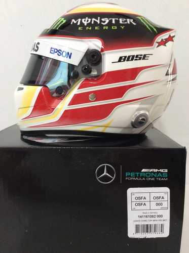 Mini Casco F1 Lewis Hamilton 2105 Mercedes Amg Petronas