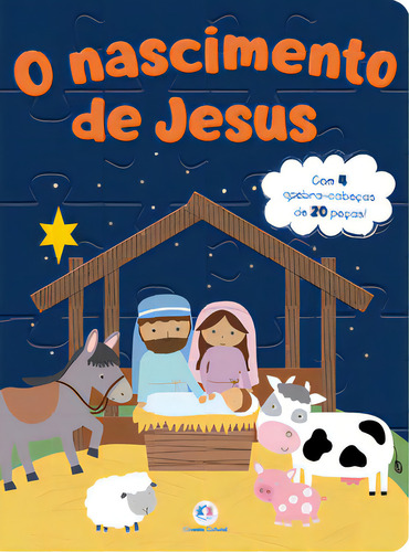 O nascimento de Jesus, de Barbieri Alves. Editorial Ciranda Cultural, tapa mole en português