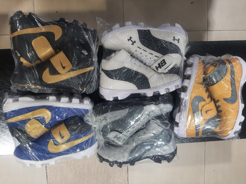 Zapatos Deportivos Béisbol Tacos Y Sóftbo Variedad Marcas 