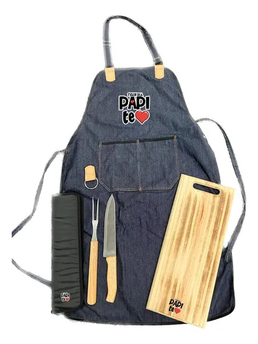 comprar Nuevo Set Asado C\u002F Delantal, Y Cubiertos Dia Del Padre
