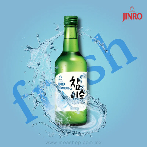 Soju Jinro Coreano Chamisul Fresh 360ml. - 2 Botellas