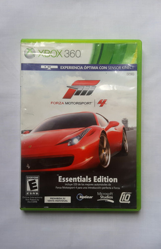 Forza Motosport 4 Essentials Edition Xbox 360 Físico Usado