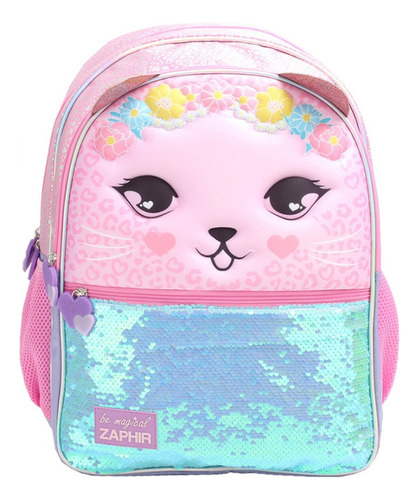 Mochila Infantil Escolar Zaphir Kids 18 Pulgadas Caritas 