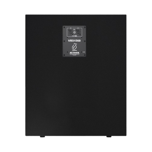 Par De Subgraves Attack 15'' 1600w Rms Vrs-1510 + Vrs-1560 Cor Preto