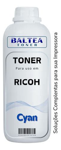 Refil De Toner Ricoh Aficio 2228c Cyan 270g (Usado)