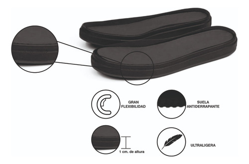 Pantuflas Garra Negra Unisex Cómodas Y Modernas