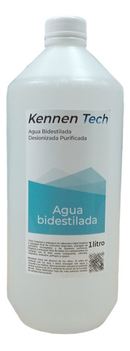 Agua Bidestilada Desionizada Kennen Para Cabezal Inkjet 1 L