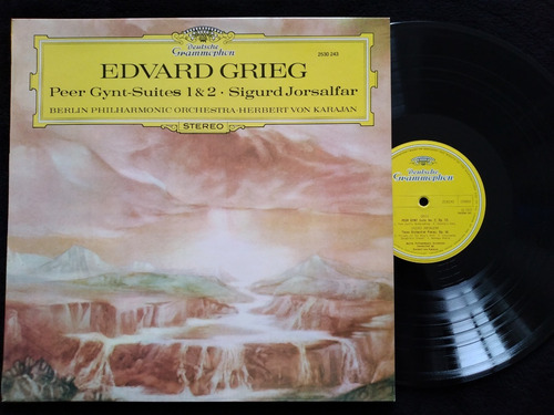 Vinilo Lp Edvard Grieg Peer Gynt Sigrud Jorsalfar 1973