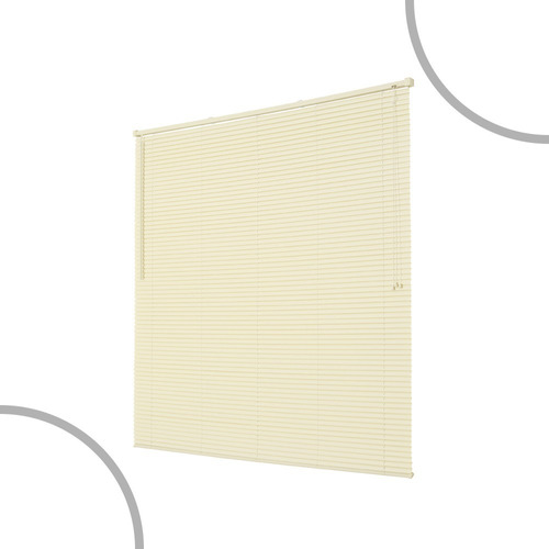 Persiana Horizontal De Pvc- 1,20x1,30m Sobe Off Evolux Cor Branco Navajo