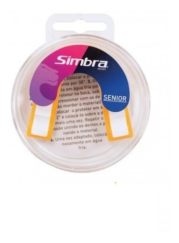 Pack 12 Protectores Bucales Simbra Hockey Sr Termomoldeable