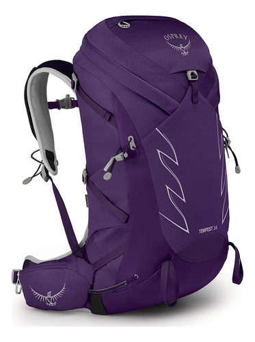 Mochila Senderismo Violeta Bolsillo Casco Osprey Tempest ...