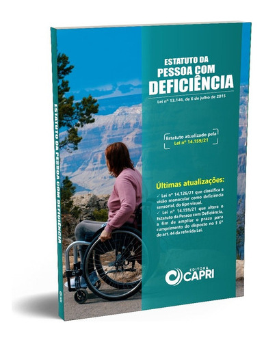 Livro Físico Estatuto Pessoa Com Deficiência Atualizado 2022