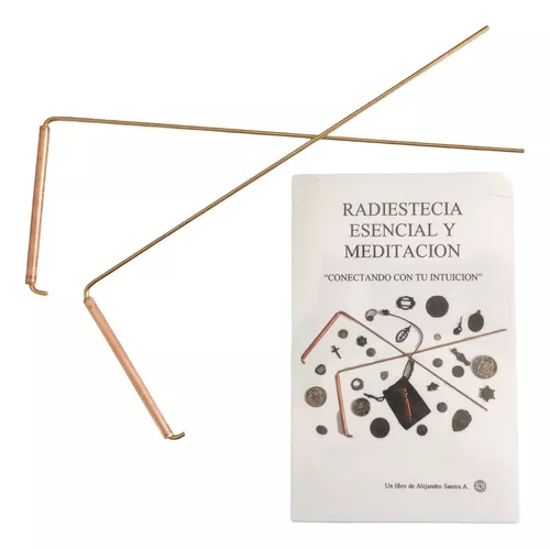Varillas De Radiestesia Con Libro Radiestesia Y Meditación